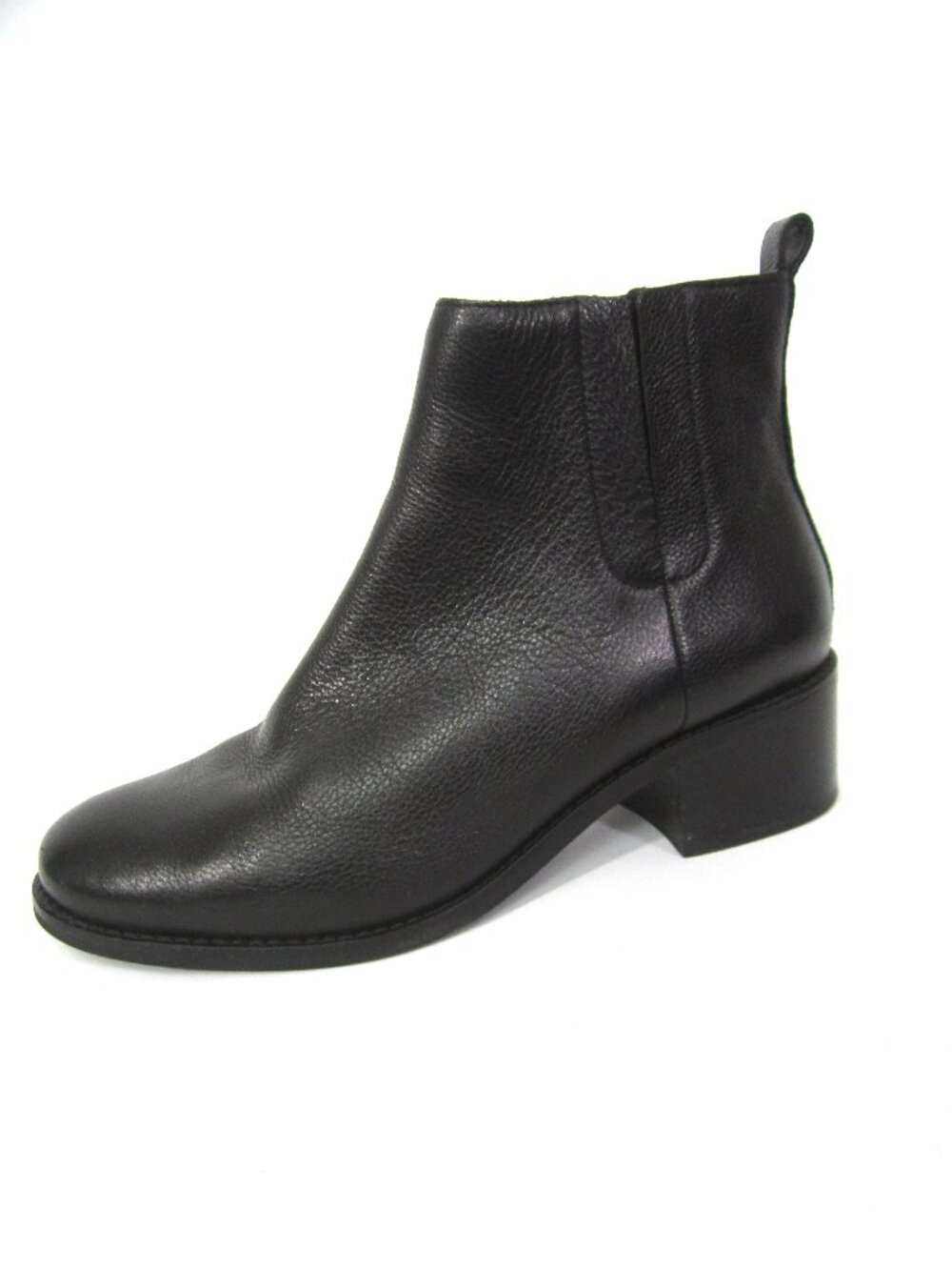 Cole Haan Womens Size 7B 7 B Addie 1.75" Heeled Boots Pull On Side Zip Leather
